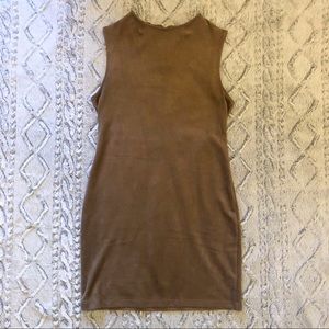 Suede Mini Dress